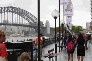 Rainy... near this stupid Opera House. 