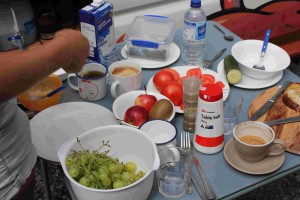 ... that's how our breakfast looked like every morning...