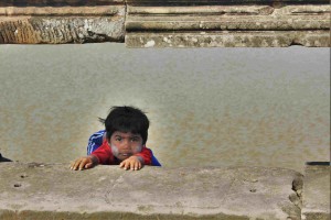 Kid in Ankor Wat